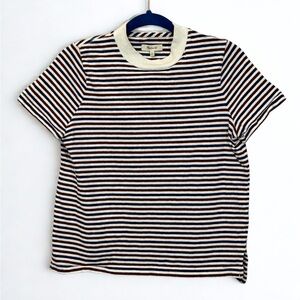 Madewell Navy, Marion, and White Striped Tee